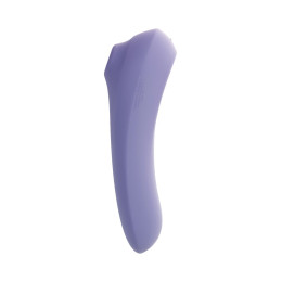 Вакуум-волновой стимулятор клитора Satisfyer Dual Pleasure Connect App, силикон, сиреневый, 17,9 см