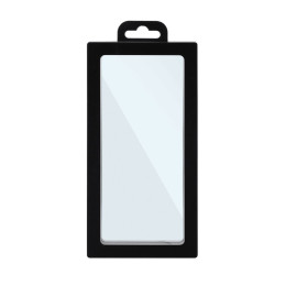 Рамка для выкладки прозрачная с черным кантом с еврослотом 18*9