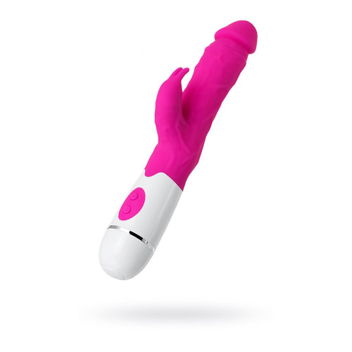 Нереалистичный вибратор A-Toys by TOYFA Mist, силикон, розовый, 25,4 см