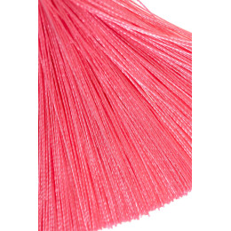 Зажимы на соски Pecado BDSM, «Вилки», с кисточками из шелка, металл, розовые