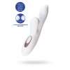 Вибратор Satisfyer Pro+ G-Spot, с вакуумно-волновым стимулятором, силикон, белый, 22 см