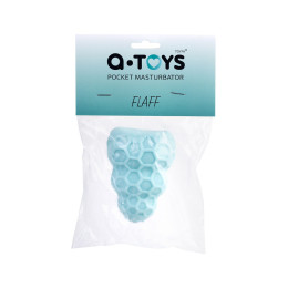 Мастурбатор A-Toys by TOYFA Flaff, TPE, бирюзовый, 8см, Ø 2,9 см
