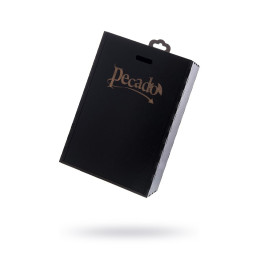 Коробка Pecado BDSM, квадратная, дерево, черная