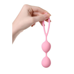 Вагинальные шарики A-Toys by TOYFA Rai, силикон, пудровый розовый, 17 см