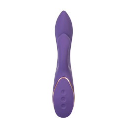 Виброкролик с функцией Come-Hither JOS Fingie, силикон, фиолетовый, 21,6 см
