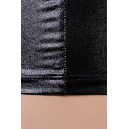 Платье и стринги Candy Girl Jillian, Wetlook, сетка, черный, OS