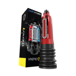 Гидропомпа Bathmate HYDRO7, ABS пластик, красная, 30 см (аналог Hercules)