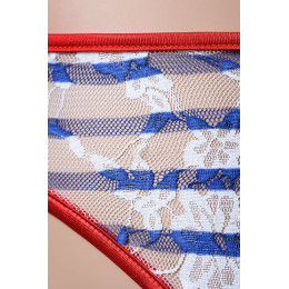 Костюм морячки Candy Girl (боди, головной убор), белый, OS