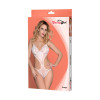 Боди-монокини Candy Girl Evelyn, кружево, сетка, белый, OS