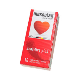 Презервативы Masculan, сlassic 1, нежные, 19 см, 5,2 см, 10 шт.