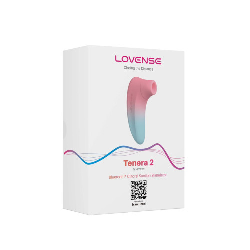 Вакумно-волновой стимулятор клитора LOVENSE Tenera 2 PulseSense, силикон, розовый