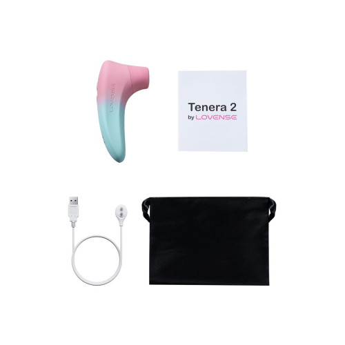 Вакумно-волновой стимулятор клитора LOVENSE Tenera 2 PulseSense, силикон, розовый