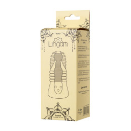 Мастурбатор нереалистичный Lingam by TOYFA Savitri, TPE, прозрачный, 14 см