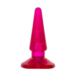 Анальная втулка TOYFA Basic, PVC, розовый, 9,5 см
