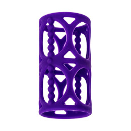 Насадка на пенис A-Toys by TOYFA Myri, силикон, фиолетовый, 7,5 см