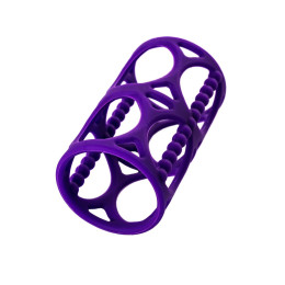 Насадка на пенис A-Toys by TOYFA Myri, силикон, фиолетовый, 7,5 см