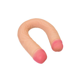 Фаллоимитатор RealStick Brutal Castor двусторонний, neoskin, телесный, 56 cм