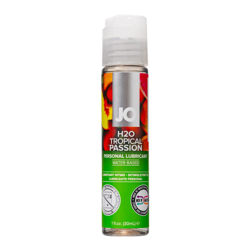 Съедобный лубрикант со вкусом тропических фруктов JO H2O Tropical passion, 30 мл