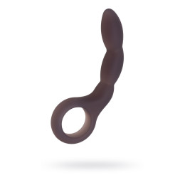 Анальная втулка Seven Creations, силикон, черная, 13,5 см.