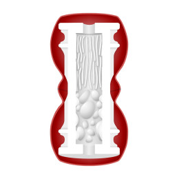 Мастурбатор нереалистичный MensMax Smart Gear RED, TPE, белый, 15 см