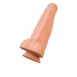 Фаллоимитатор неоскин - СУПЕРГИГАНТ с присоской Lovetoy, TPR, телесный, 42 см