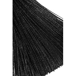 Зажимы на соски Pecado BDSM, «Вилки», с кисточками из шелка, металл, черные