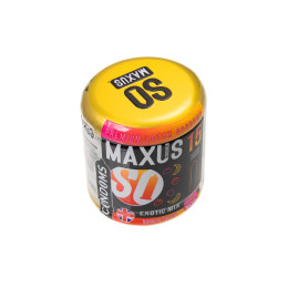 Презервативы Maxus EXOTIC MIX, латекс, ароматизированные 15 шт.