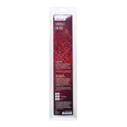 Двусторонний фаллоимитатор Black&Red by TOYFA, ПВХ, красный, 31 см
