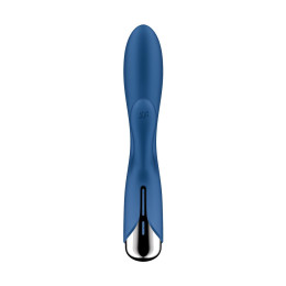 Вибратор-кролик с ротацией Satisfyer Spinning Rabbit 1, силикон, синий, 20,5 см
