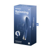 Вибратор-кролик с ротацией Satisfyer Spinning Rabbit 1, силикон, синий, 20,5 см