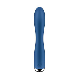Вибратор-кролик с ротацией Satisfyer Spinning Rabbit 1, силикон, синий, 20,5 см