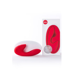 Нереалистичный вибратор Sense Max, силикон, красный, 16 см