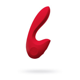 Нереалистичный вибратор Sense Max, силикон, красный, 16 см