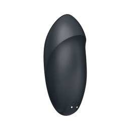 Вибромассажер Satisfyer Tap & Climax 1, силикон, серый, 11 см