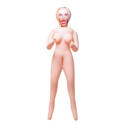 Кукла надувная Dolls-X by TOYFA Lilit, блондинка, с тремя отверстиями, 150 см