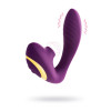 Массажер с двойной стимуляцией L'Eroina Mave, силикон, фиолетовый, 14 см