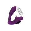 Массажер с двойной стимуляцией L'Eroina Mave, силикон, фиолетовый, 14 см