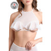 Эротический бралетт Erolanta Karen с открытой грудью, белый (50-52) в пакете