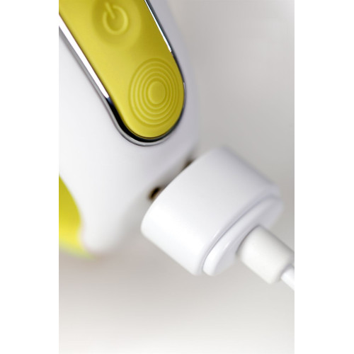 Нереалистичный вибратор Satisfyer Vibes Yummy Sunshine, силикон, желтый, 22,5 см.