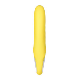 Нереалистичный вибратор Satisfyer Vibes Yummy Sunshine, силикон, желтый, 22,5 см.