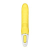 Нереалистичный вибратор Satisfyer Vibes Yummy Sunshine, силикон, желтый, 22,5 см.