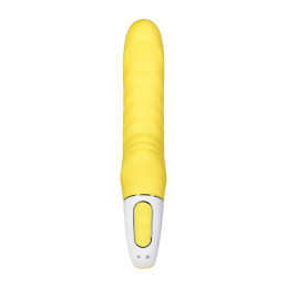 Нереалистичный вибратор Satisfyer Vibes Yummy Sunshine, силикон, желтый, 22,5 см.
