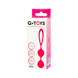 Вагинальные шарики A-Toys by TOYFA Rai, силикон, розовый, 17 см