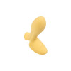 Анальный вибратор Satisfyer Intensity Plug Connect App, силикон, желтый, 9 см