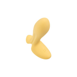 Анальный вибратор Satisfyer Intensity Plug Connect App, силикон, желтый, 9 см