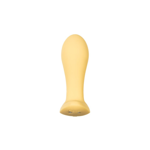 Анальный вибратор Satisfyer Intensity Plug Connect App, силикон, желтый, 9 см