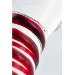 Двусторонний фаллоимитатор Sexus Glass, стекло, прозрачный, 21 см