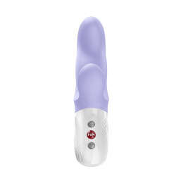 Вибратор с клиторальным стимулятором Fun Factory MiSS BI, силикон, сиреневый, 17 см