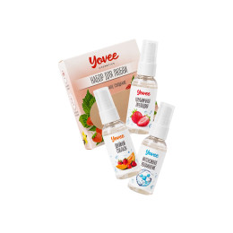 Набор гелей-смазок Yovee для любви (721004+721008+721052), вкус(клубн+клубн/дыня)+увл(гиалур),3х50мл