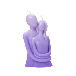 Свеча интерьерная Штучки-Дрючки "Пара", фиолетовый, 95г